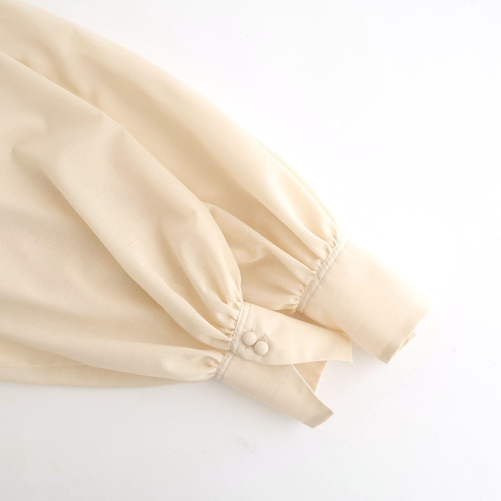 輝かしい影 Stand collar blouse #écru [TLF-226-SH001-em]