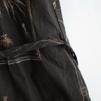 偶然の影：ブラウス #dark brown×beige [13261-09107]