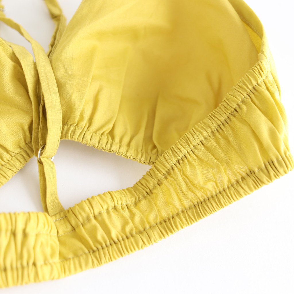 BRA #NO.04 MUSTARD YELLOW