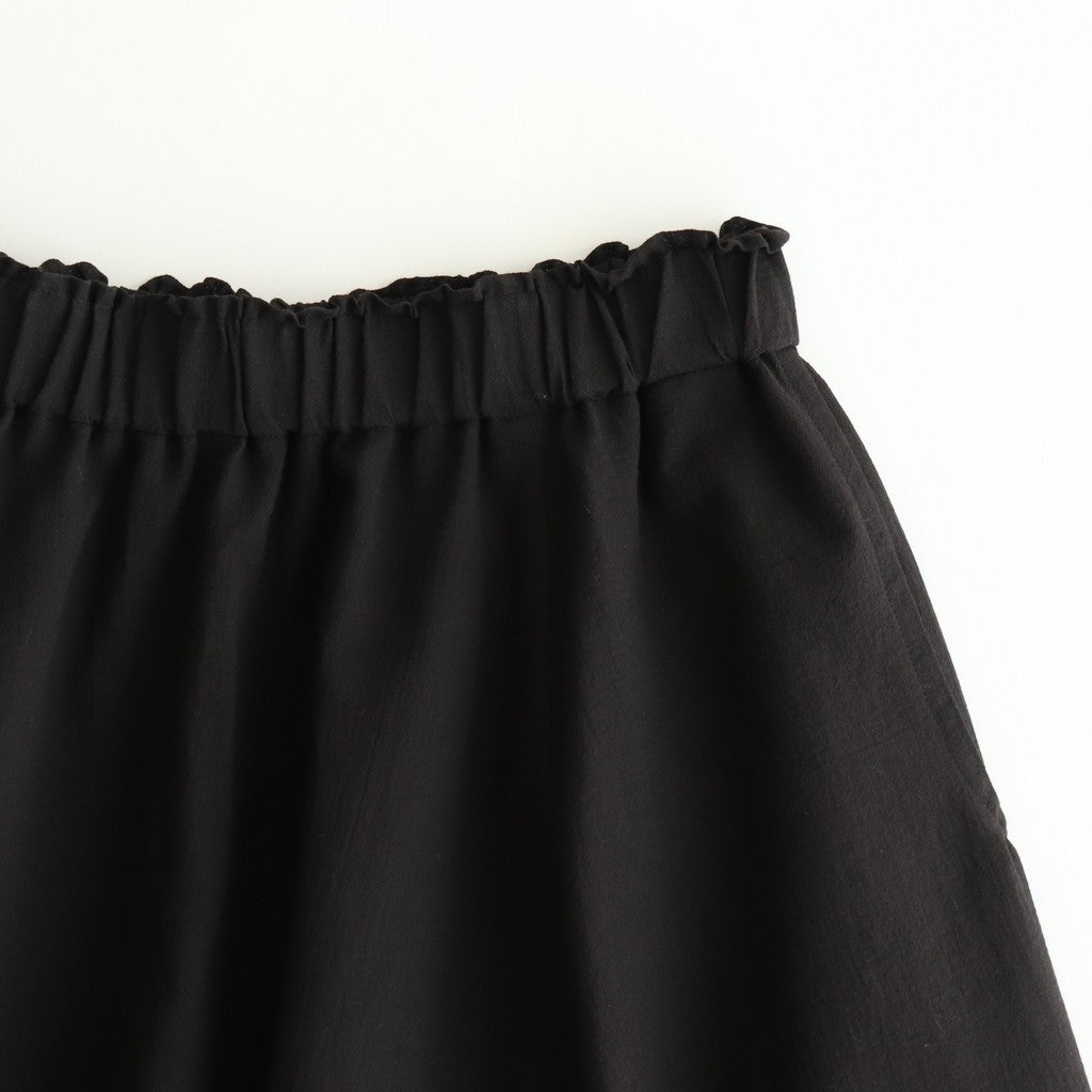 半透明の沈黙 Circular skirt #Black [TLF-225-sk005-cdv]