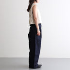 SHIRRING VEST #Amtique White [no.8003]