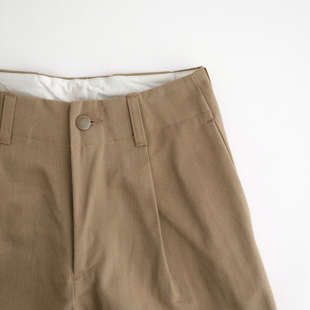 HW wide trousers #Khaki [262505]