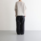 French Linen Straight PT #Black [TS250PT078]