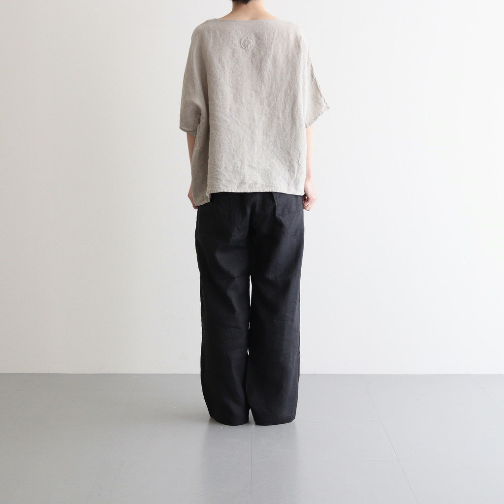 French Linen Straight PT #Black [TS250PT078]