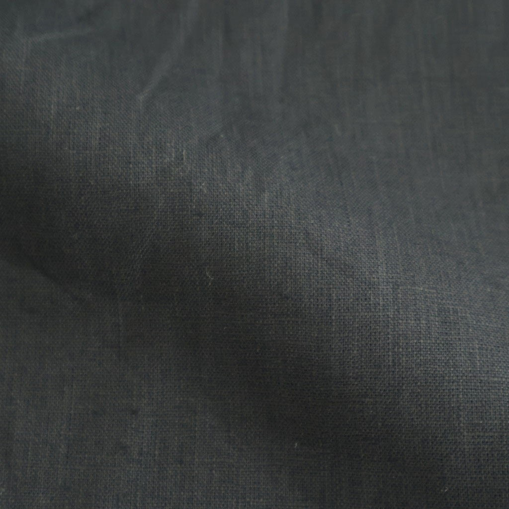 フレンチリネン/東炊きストライプ ギャザータックPT #001 クロ [TS260PT074]