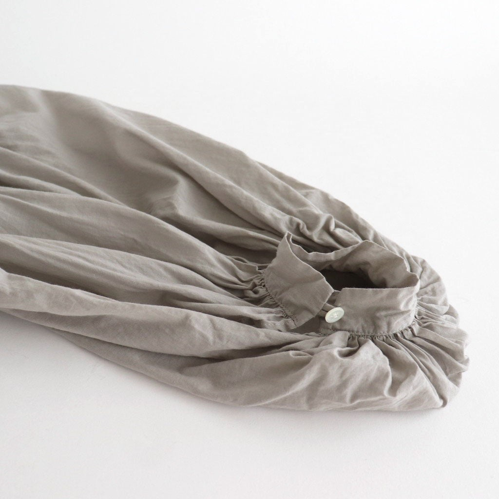 GARMENT DYE LAWN GATHER SMOCK #Gray [no.7520] – DOKODO