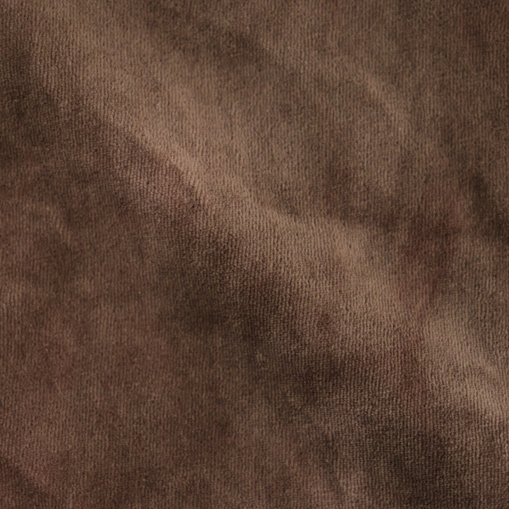 tie-dyed cotton velour flared skirt #cocoa brown × gray [WXFL-UW117]