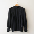 輝かしい影 Stand collar blouse #black [TLF-226-SH001-em]