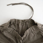 WOOL SERGE 2TUCK TAPERED EASY PANTS #8300 BEIGE [GNMDS2501WS]