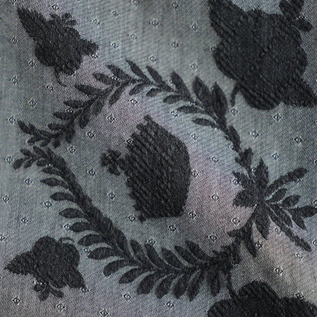 夕暮れの唄：サルエルパンツ #gray×dark charcoal [13261-10313]