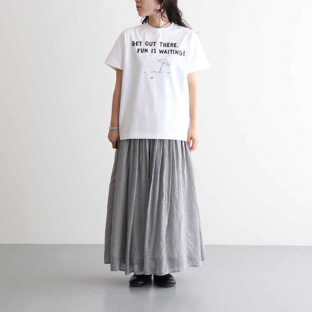 GET OUT THERE T SHIRT #White [no.8189]