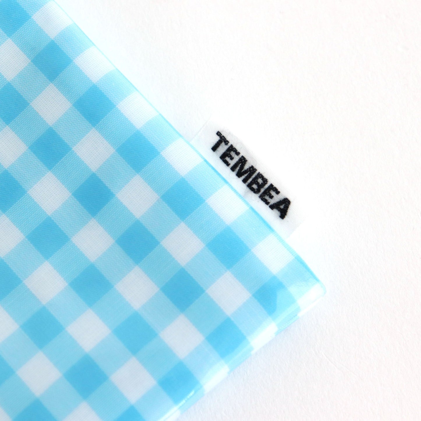 巾着POCHETTE #GINGHAM SAX [TMB-2586H]
