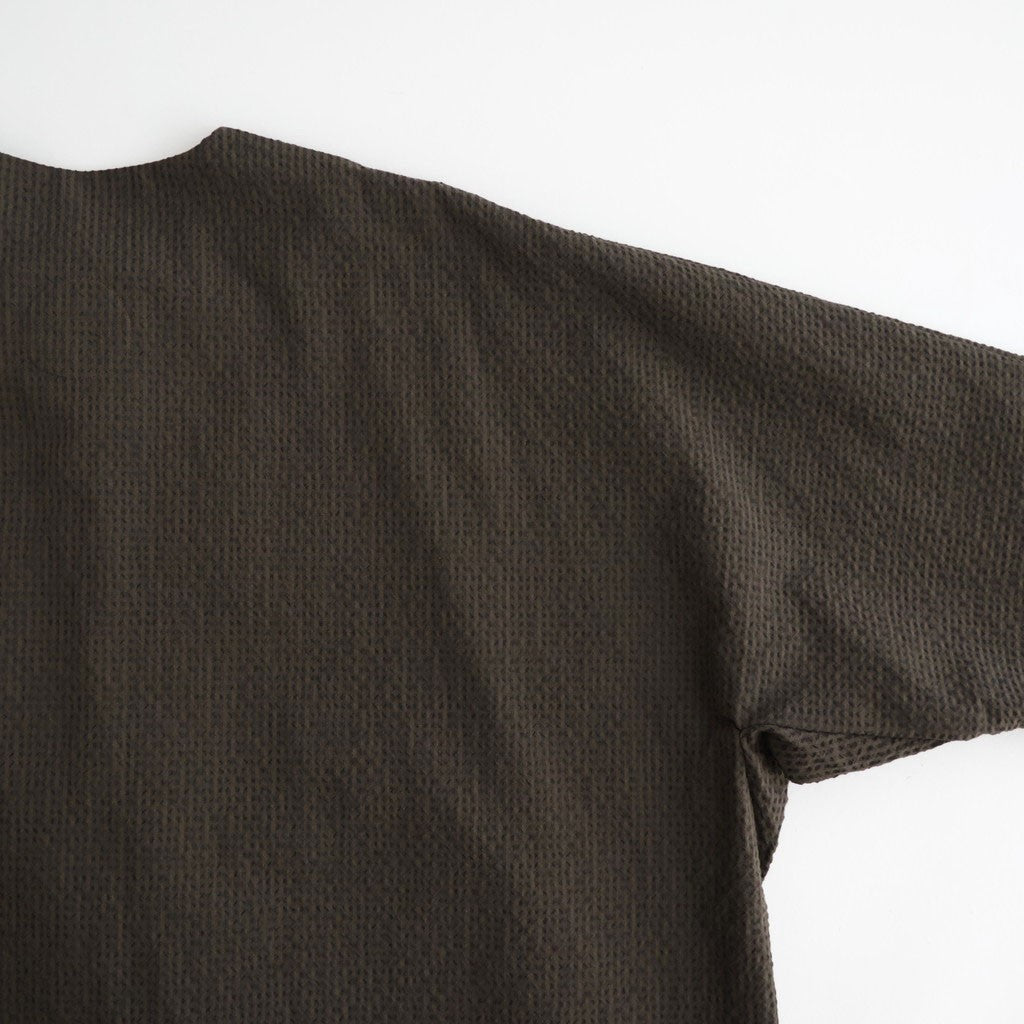 Verlaine Wool Cotton Coat #D.BR [A232262TC887]