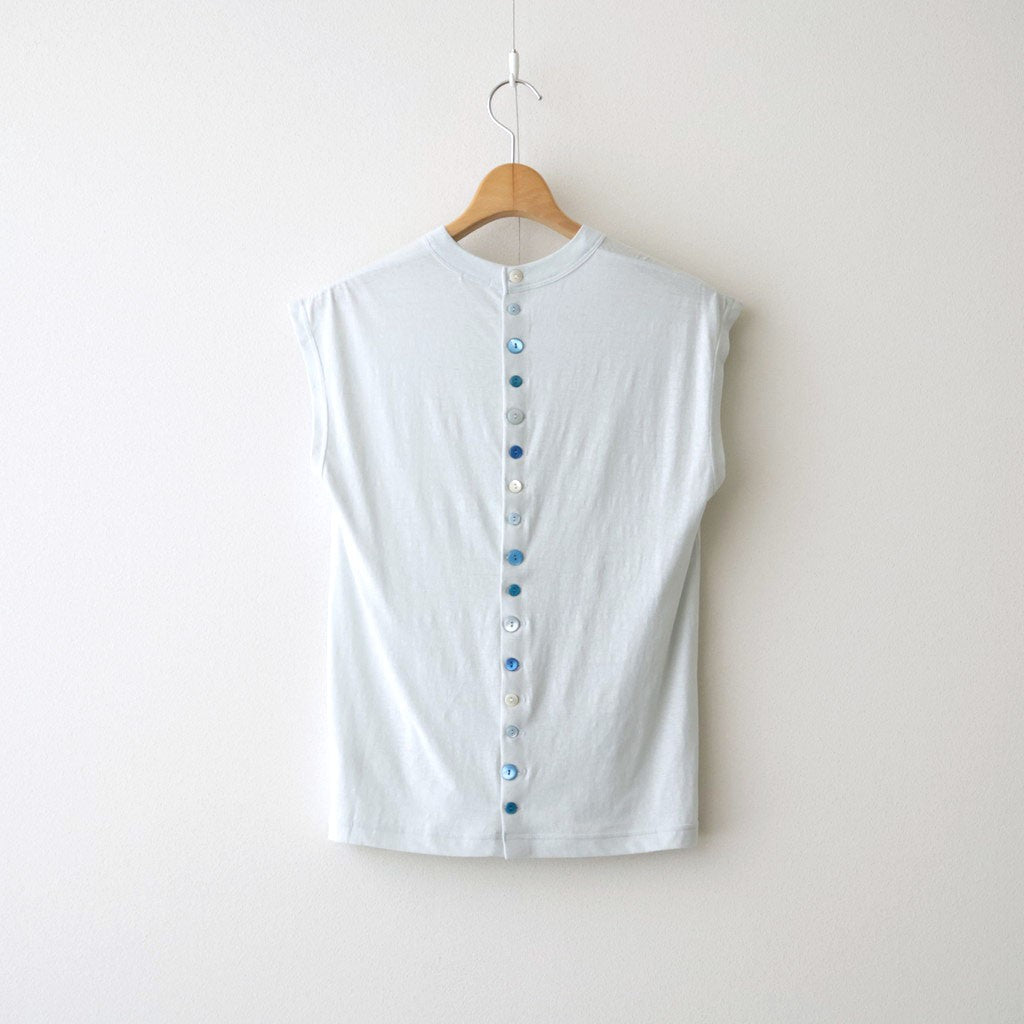 DROP CANDY BUTTON NO SLEEVE T #Light Blue [no.8194]