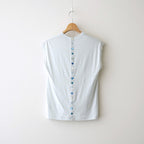 DROP CANDY BUTTON NO SLEEVE T #Light Blue [no.8194]