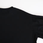 アメリカンコットン天竺 ボリュームスリーブPO #001 クロ [US260CT013]