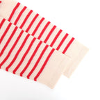 Basque pullover (sailor neck) #ivory×red [mdm02-05]