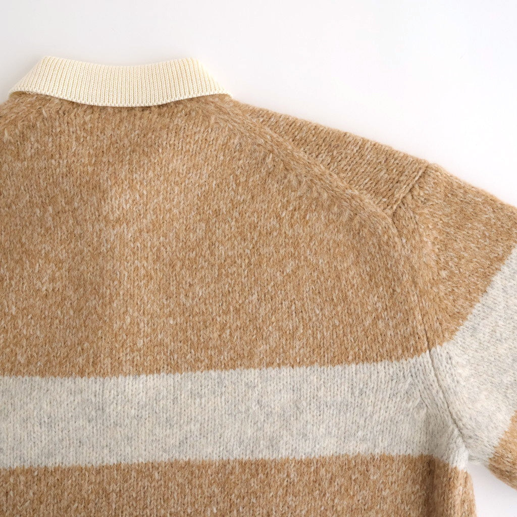 Blushed rugger knit #Beige [252803]
