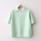 Kafusho Polo Knit #Pale green [261808]
