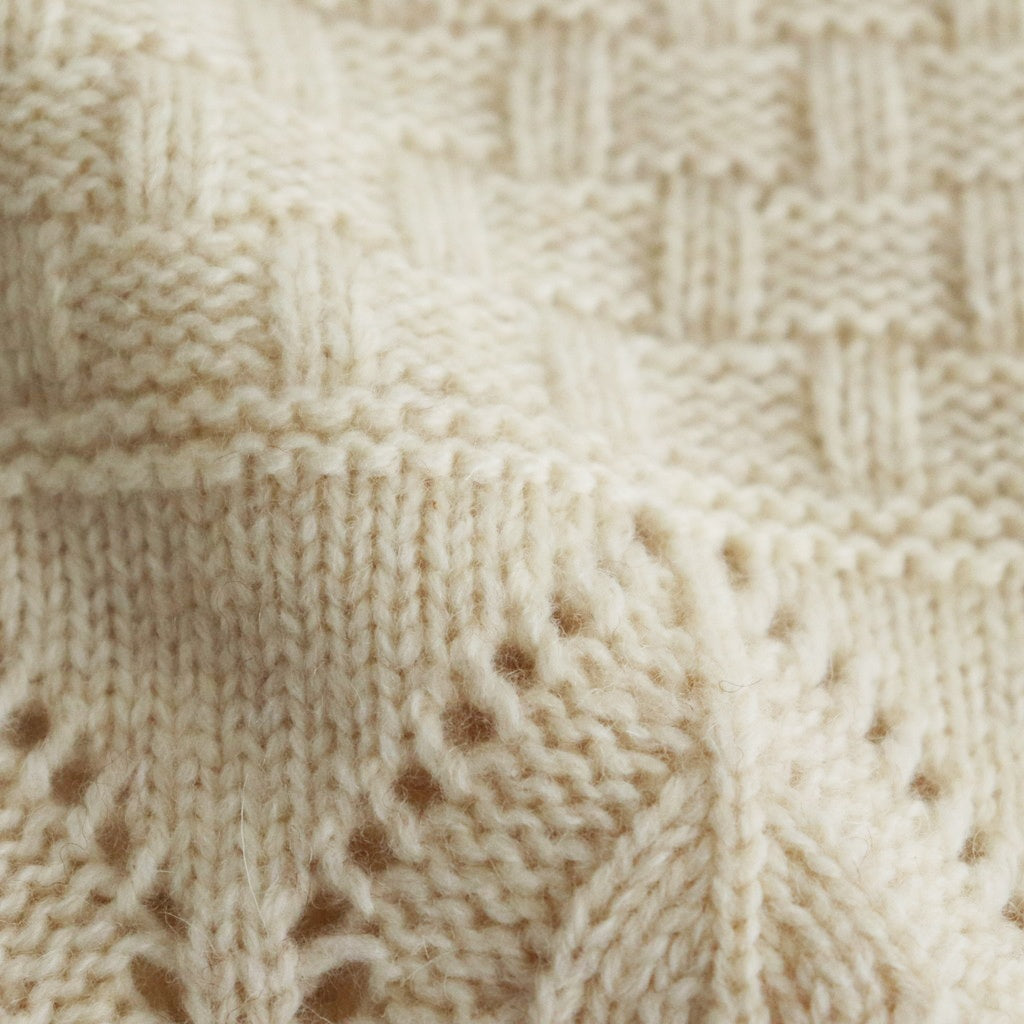 Sankayo ​​cable knit jacket #Ivory [242806]