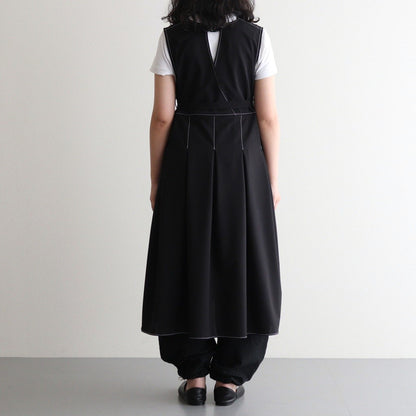 woolly like stitch dress #black [1559-003]