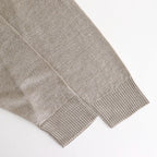 12GG 1PLY LINEN PLAIN V-NECK 1 BUTTON CARDIGAN #8200 LINEN [GNSL23302]