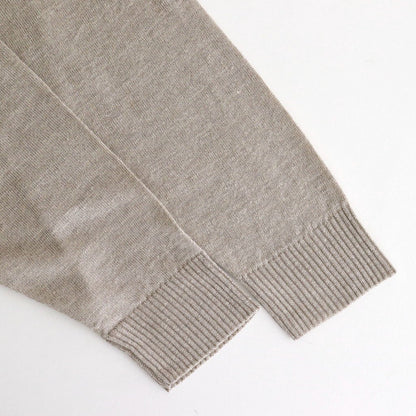 12GG 1PLY LINEN PLAIN V-NECK 1 BUTTON CARDIGAN #8200 LINEN [GNSL23302]