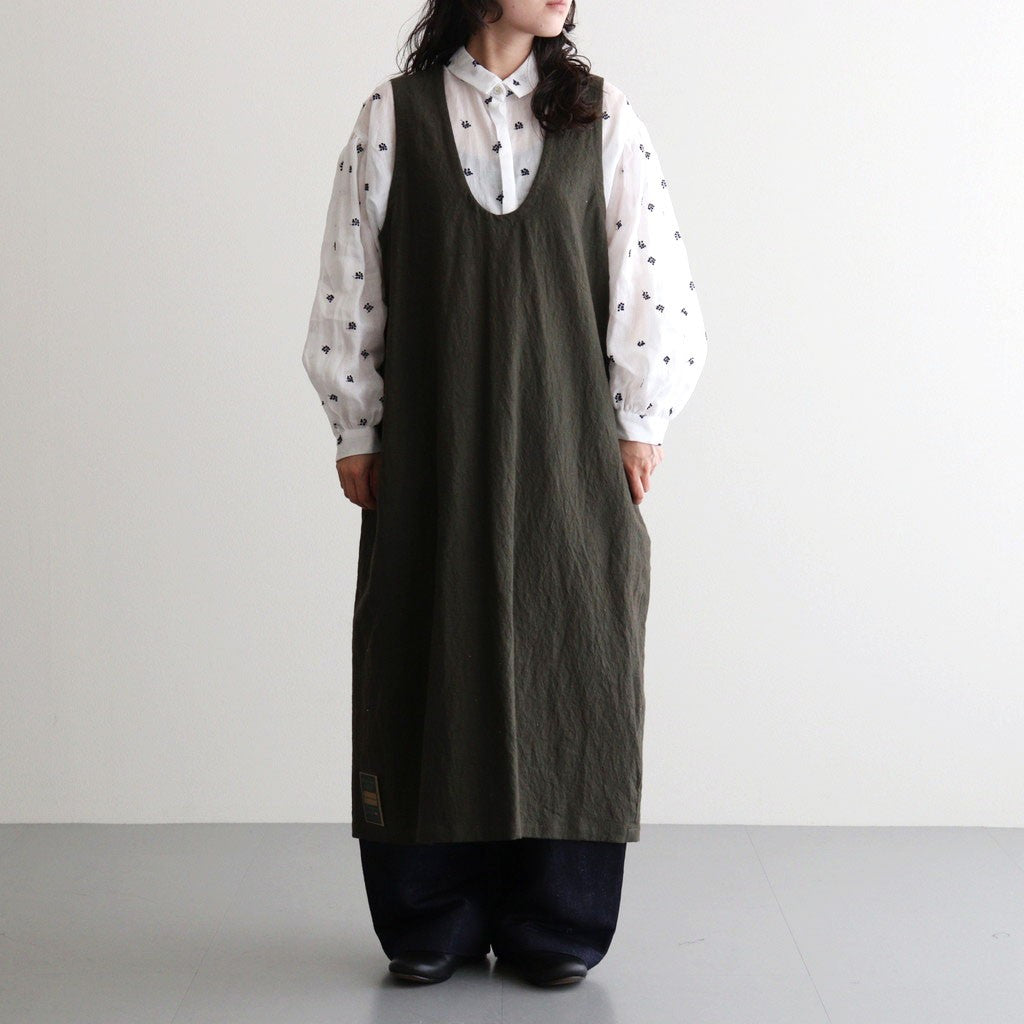 HW pull-on dress #Khaki [261308]
