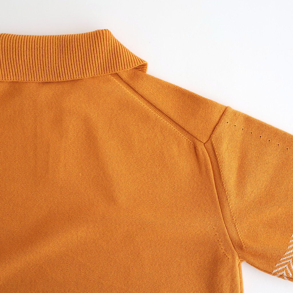 Kafusho Polo Knit #Orange [261808]