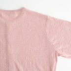 French Pure Linen クルーネックカーディガン #037 ピンク [UT262KN001]