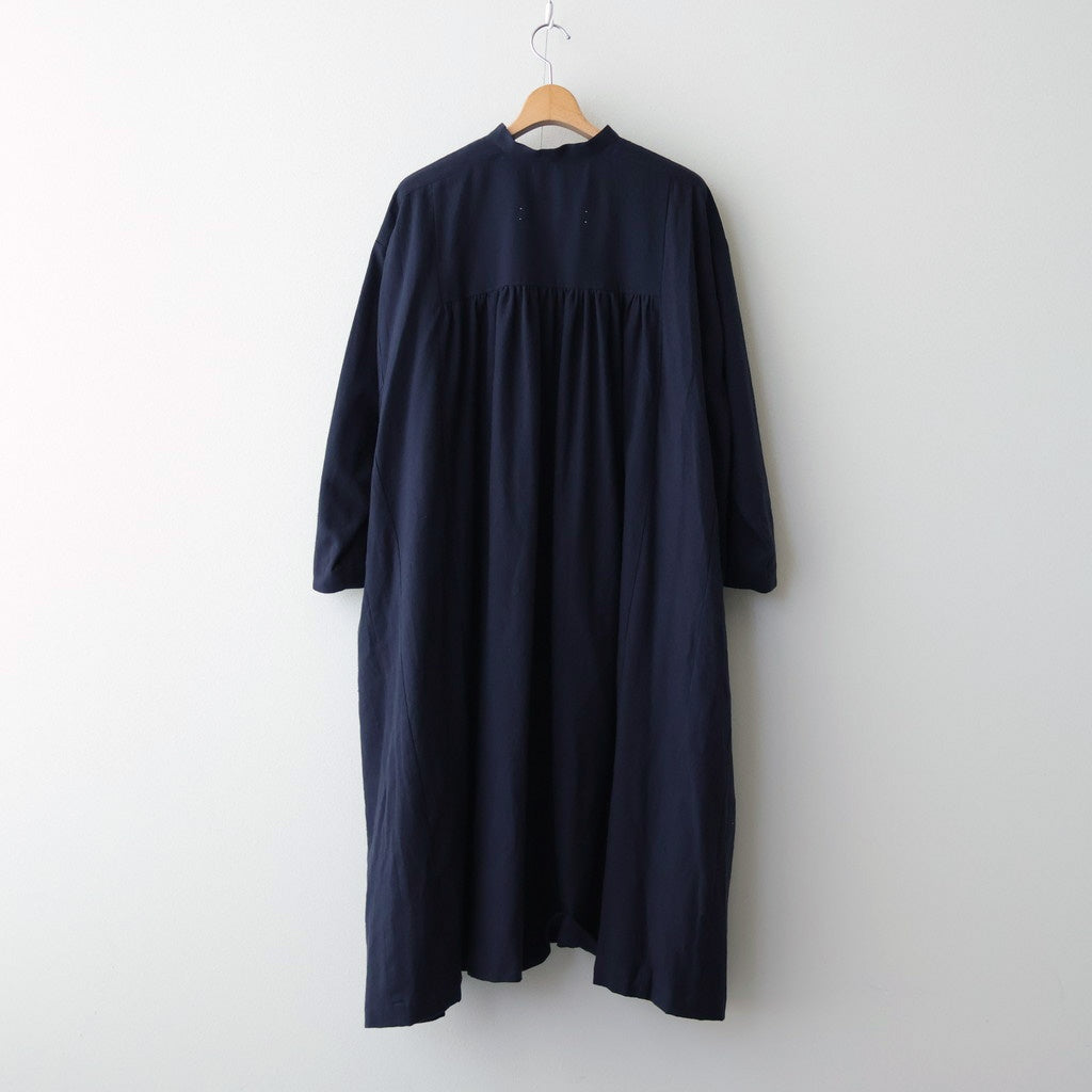 冬の肖像 Rectangle dress #black [TLF-126-op008-cst]