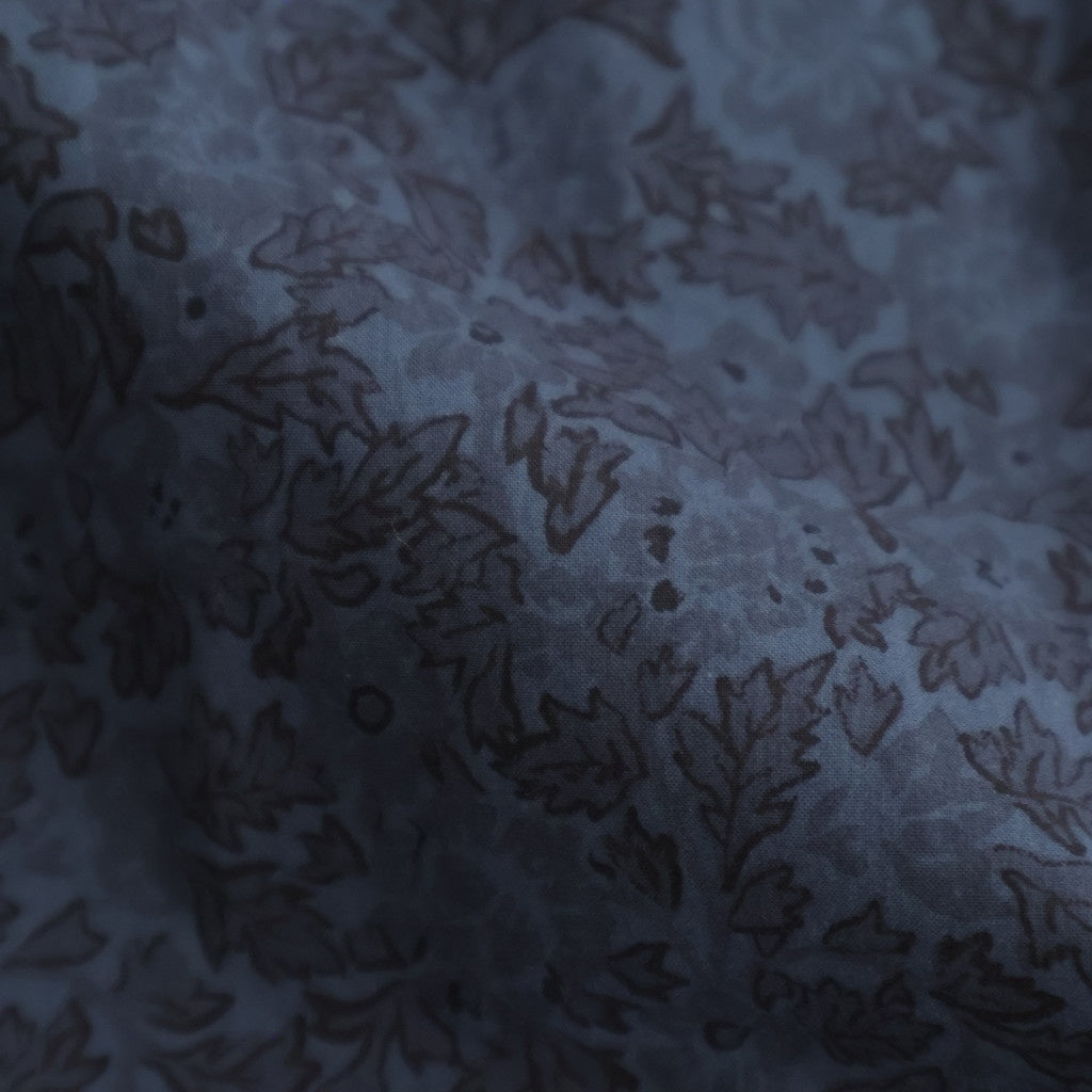 霞の空：Frilled collar blouse #dark flower [13251-10107]