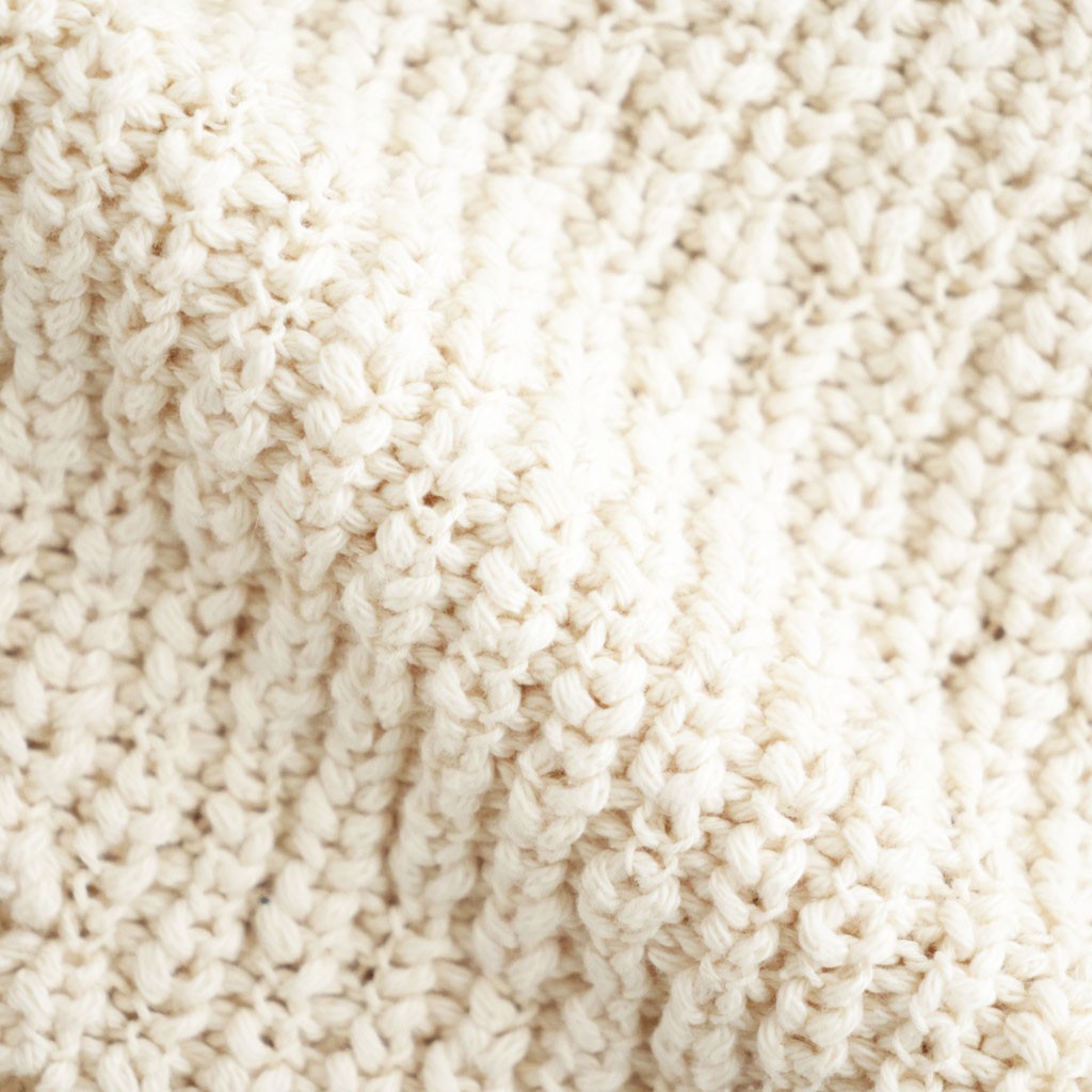 Slub bubble Jumper #Ecru [Oni064]