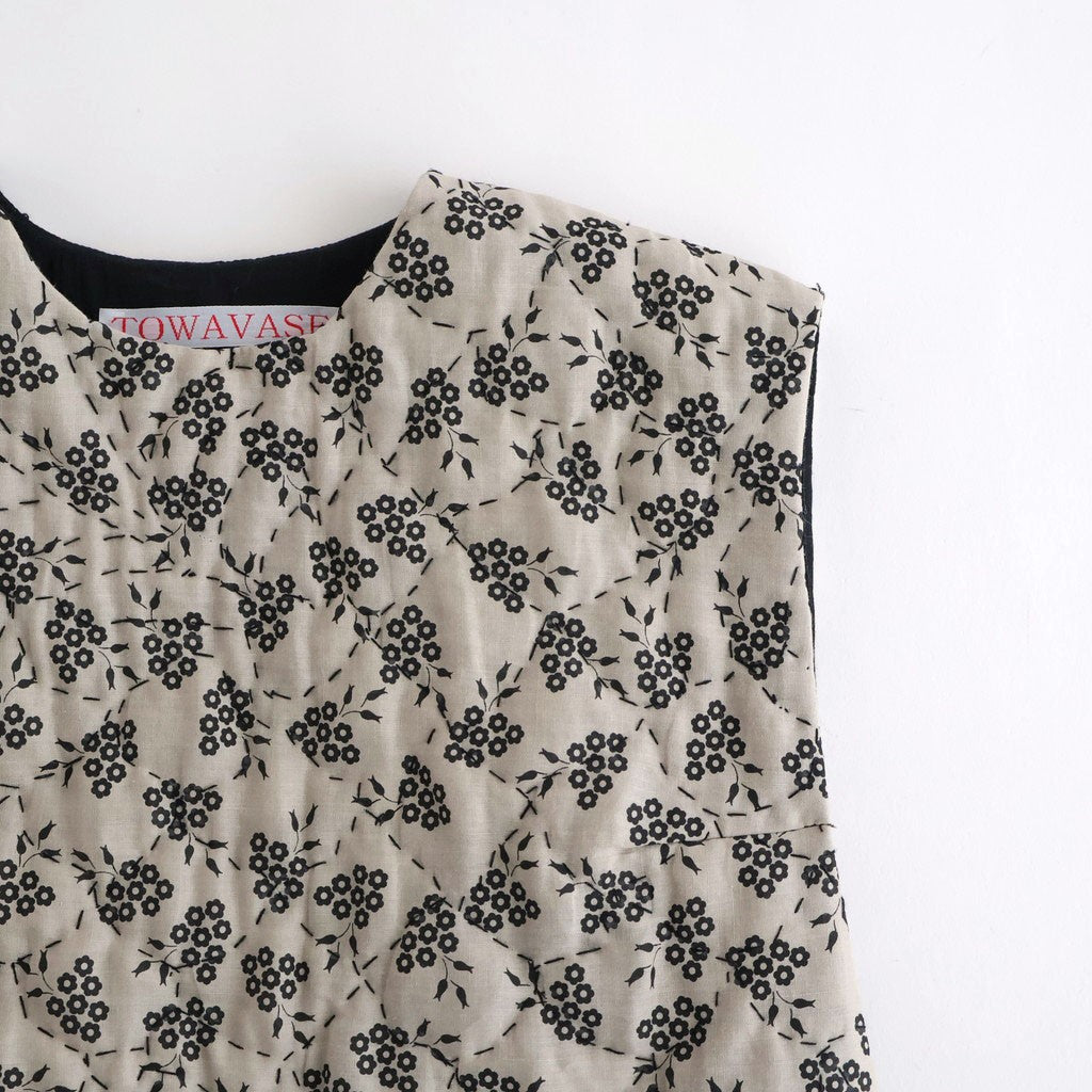 French Komon Vest #beige [31-0043S]