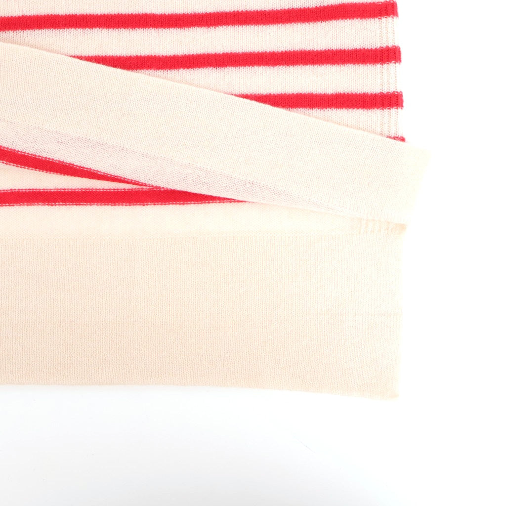 Basque pullover (sailor neck) #ivory×red [mdm02-05]