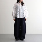 HW wide trousers #Indigo [261505]
