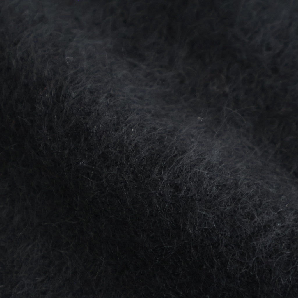 stretch superkid mohair crew-neck P/O #black [WVFL-UW114]