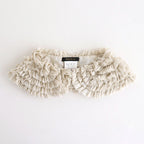 G.D COTTON SILK FRILL COLLAR #Ivory [no.7369]
