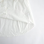 輝きの余白：フリルシャツ #off white [13261-06407]