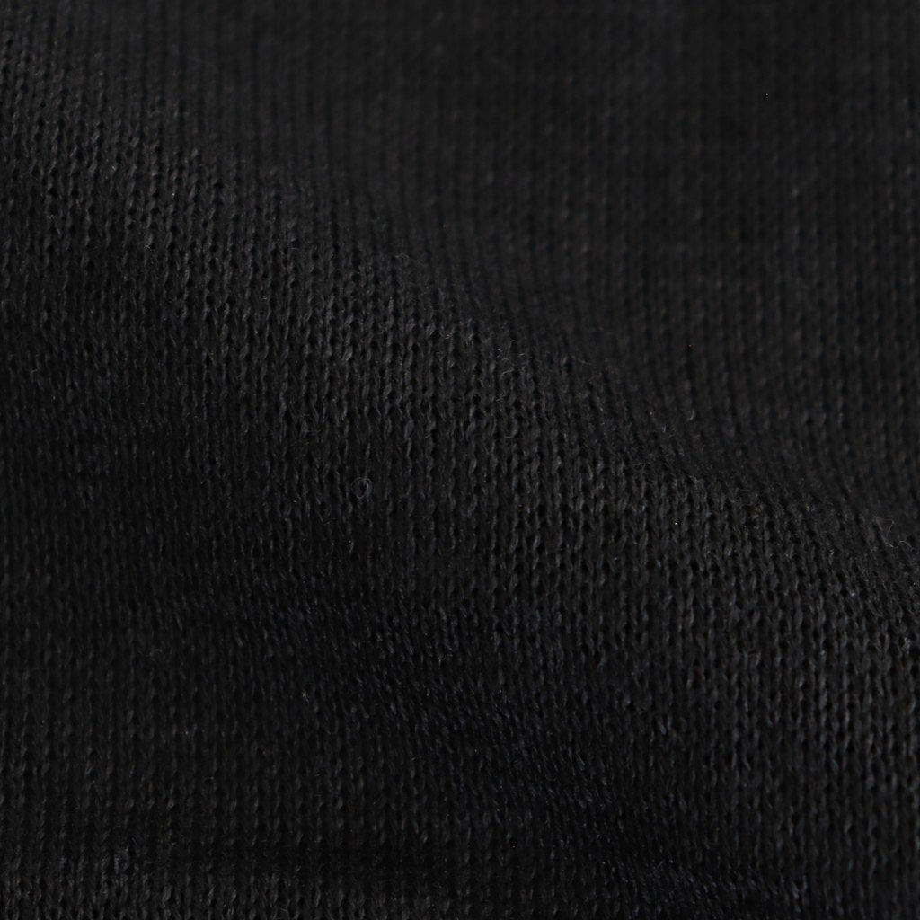 Fesca Linen Knit No Collared #Black [A232251TK766]