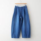 HW wide trousers #Indigo [261506]