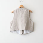 Binet Linen Vest #OAT [A232261TJ846]