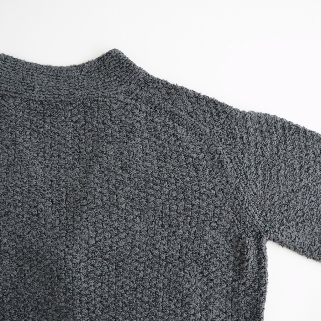 Loop-boucle pocket Cardigan #Grey [Oni065]