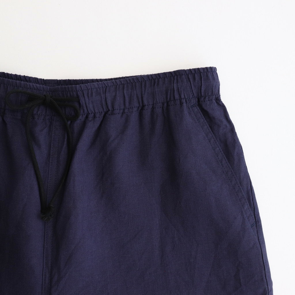 French Linen Straight PT #Navy [TS250PT078]