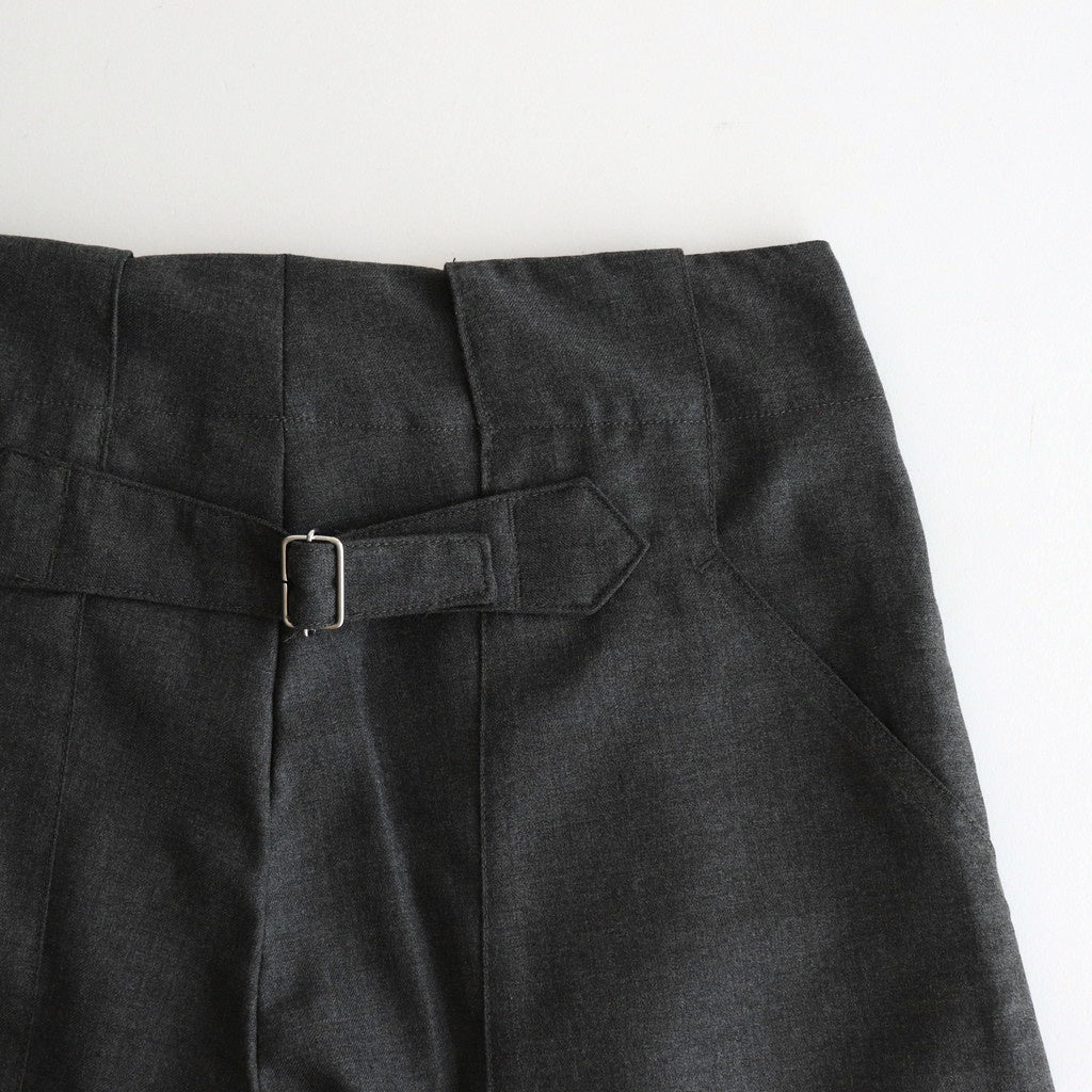 HW wide trousers #Grey [242505]