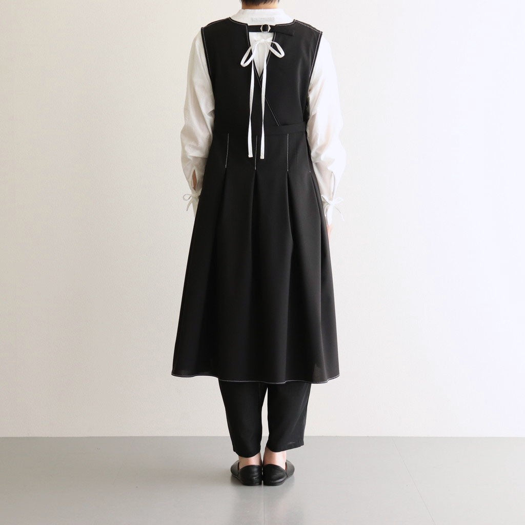 woolly like stitch dress #black [1559-003]