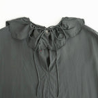 Volant blouse #dark gray [32-0014A]