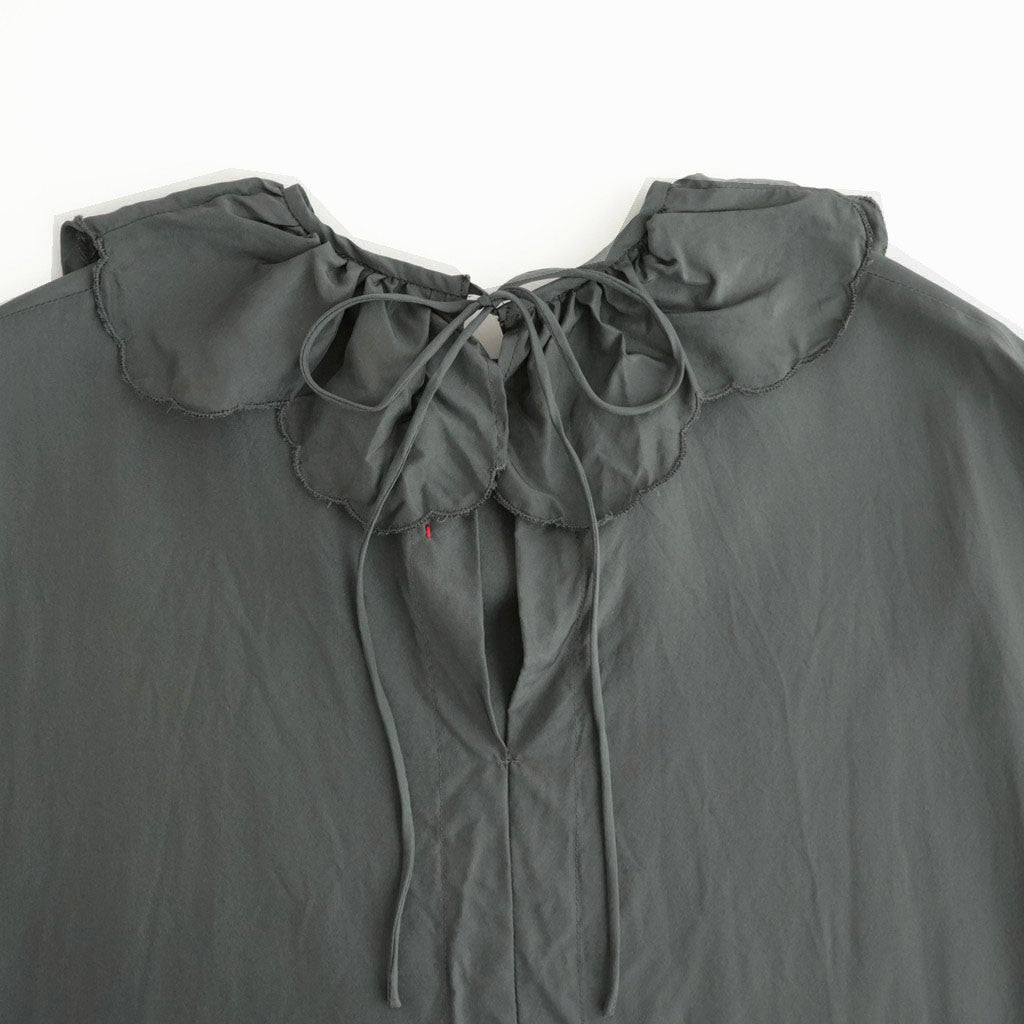 Volant blouse #dark gray [32-0014A]