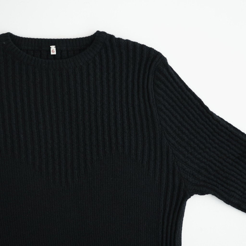 存在すること：ニットプルオーバー #black [13253-12107]