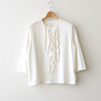 芽：フリルプルオーバー #antique white [13262-04307]